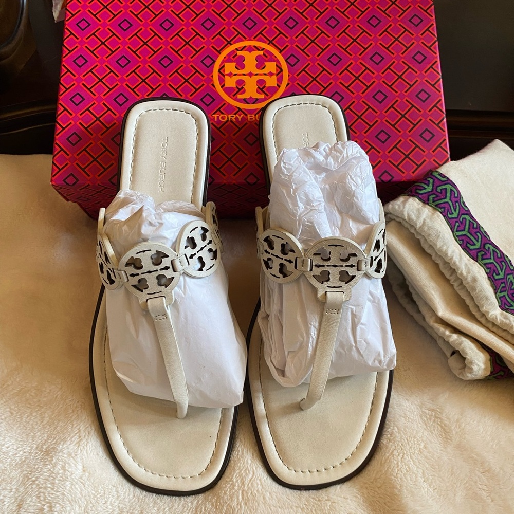 Tory Burch Women's White Sandals